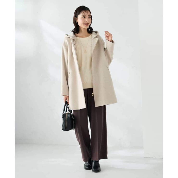 【２WAY】Aラインフーデッドミドルコート | a.v.v【WOMEN】 | 詳細画像14 