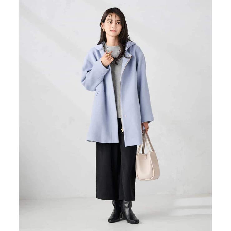 【２WAY】Aラインフーデッドミドルコート | a.v.v【WOMEN】 | 詳細画像5 