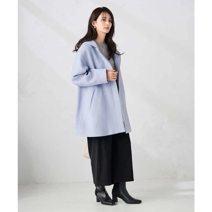 【２WAY】Aラインフーデッドミドルコート | a.v.v【WOMEN】 | 詳細画像6 