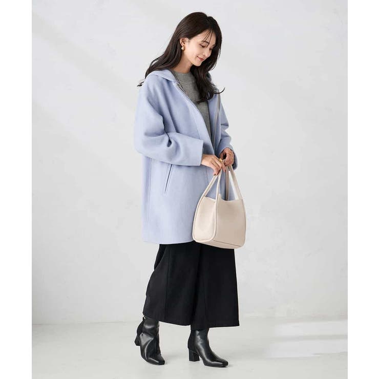 【２WAY】Aラインフーデッドミドルコート | a.v.v【WOMEN】 | 詳細画像7 