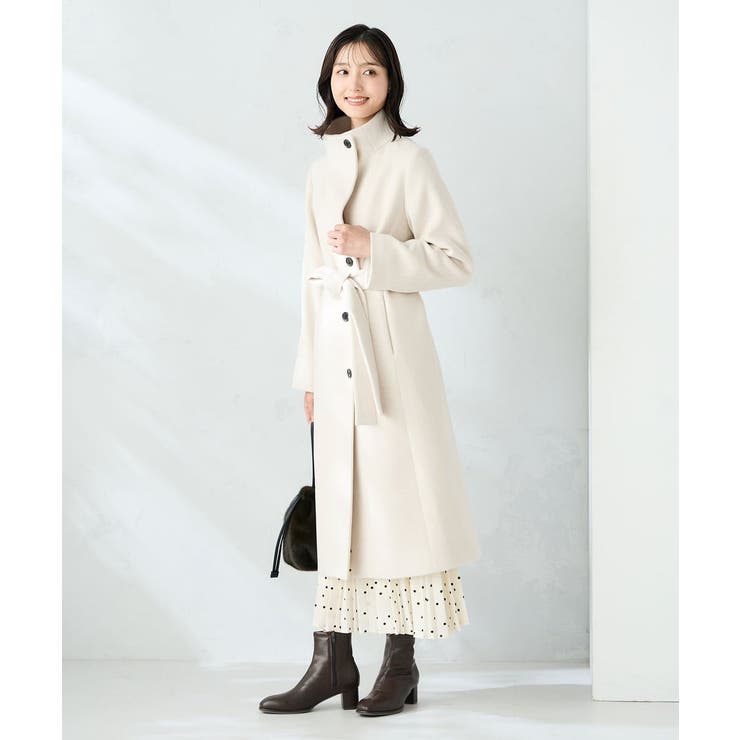 【2WAY】折り返しラペルロングコート | a.v.v【WOMEN】 | 詳細画像15 