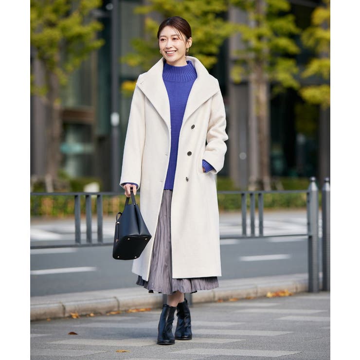 【2WAY】折り返しラペルロングコート | a.v.v【WOMEN】 | 詳細画像23 