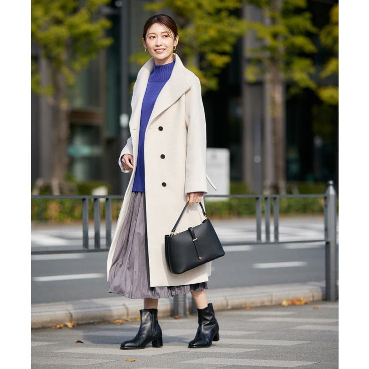 【2WAY】折り返しラペルロングコート | a.v.v【WOMEN】 | 詳細画像24 