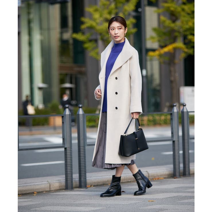 【2WAY】折り返しラペルロングコート | a.v.v【WOMEN】 | 詳細画像26 