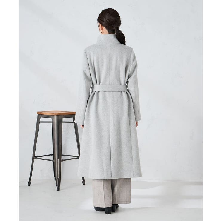 【2WAY】折り返しラペルロングコート | a.v.v【WOMEN】 | 詳細画像30 