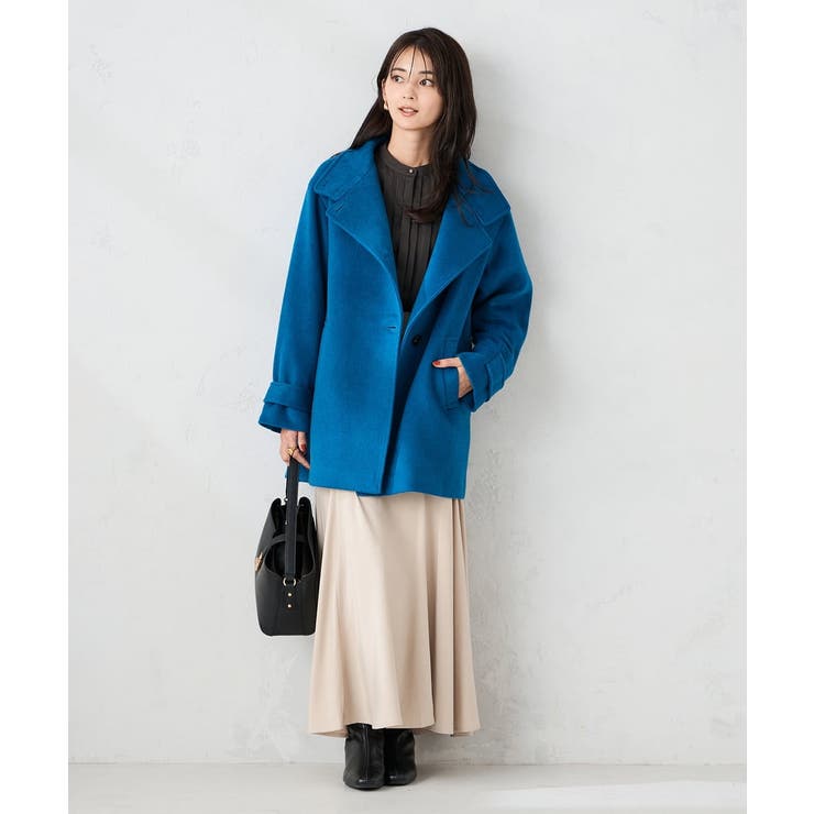 スタンドカラーミディコート | a.v.v【WOMEN】 | 詳細画像13 