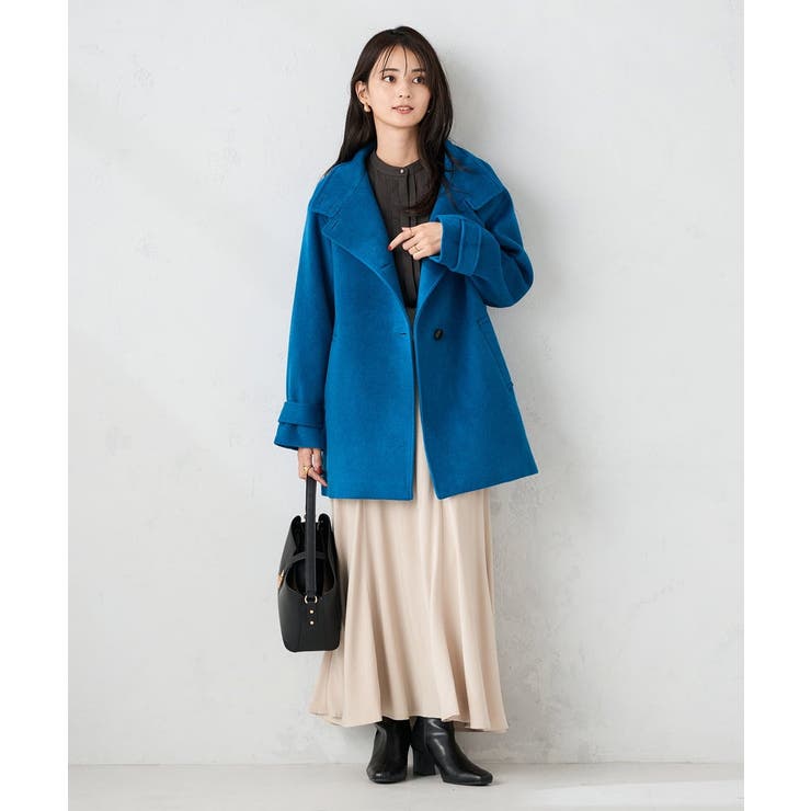 スタンドカラーミディコート | a.v.v【WOMEN】 | 詳細画像14 