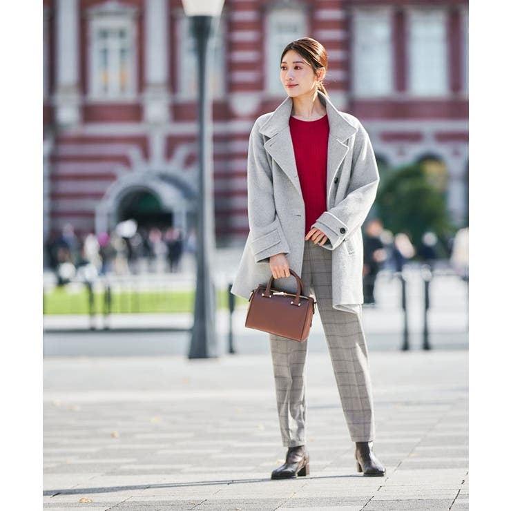 スタンドカラーミディコート | a.v.v【WOMEN】 | 詳細画像20 