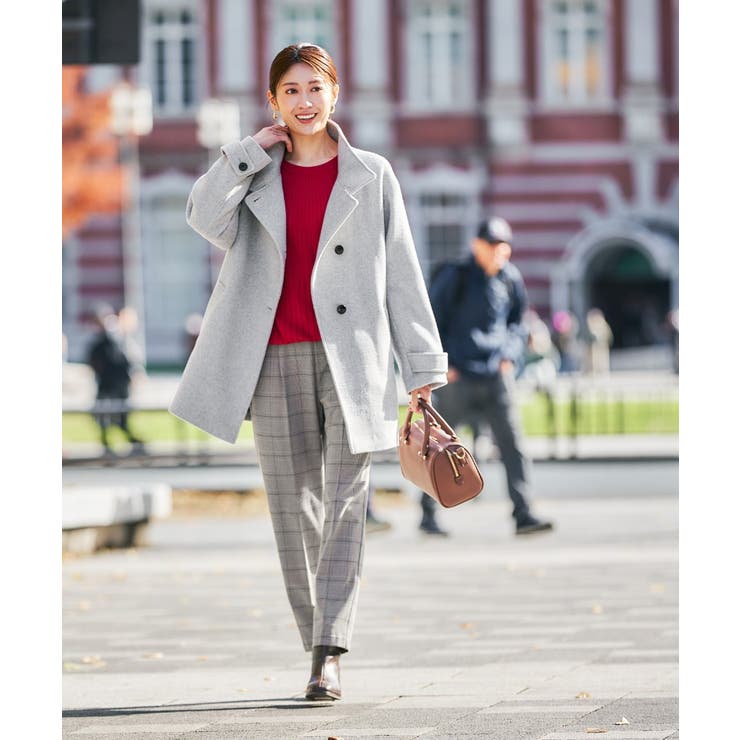 スタンドカラーミディコート | a.v.v【WOMEN】 | 詳細画像21 