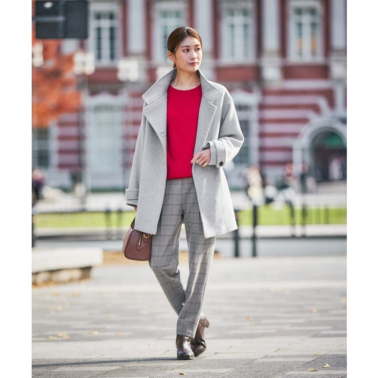 スタンドカラーミディコート | a.v.v【WOMEN】 | 詳細画像22 