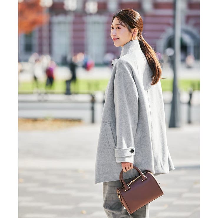 スタンドカラーミディコート | a.v.v【WOMEN】 | 詳細画像26 