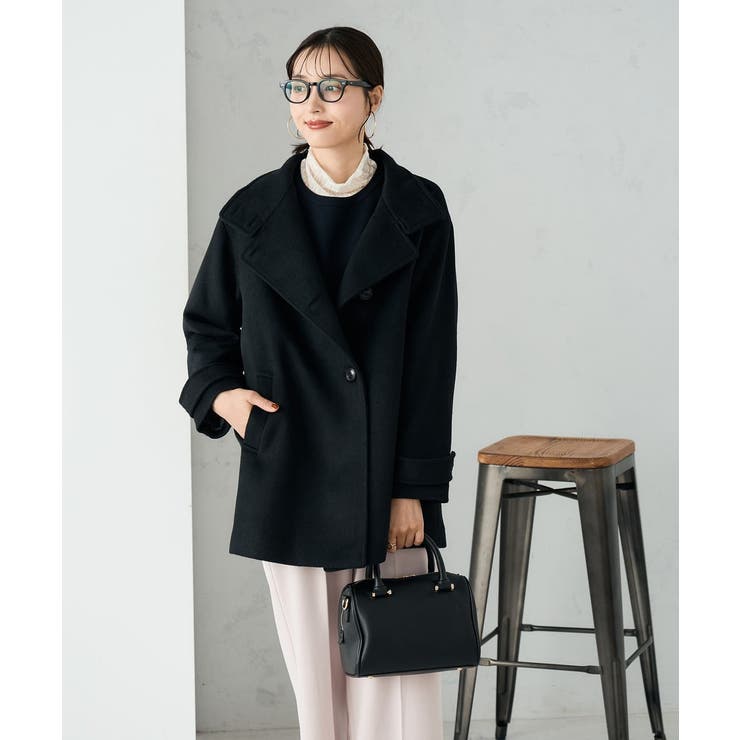 スタンドカラーミディコート | a.v.v【WOMEN】 | 詳細画像36 