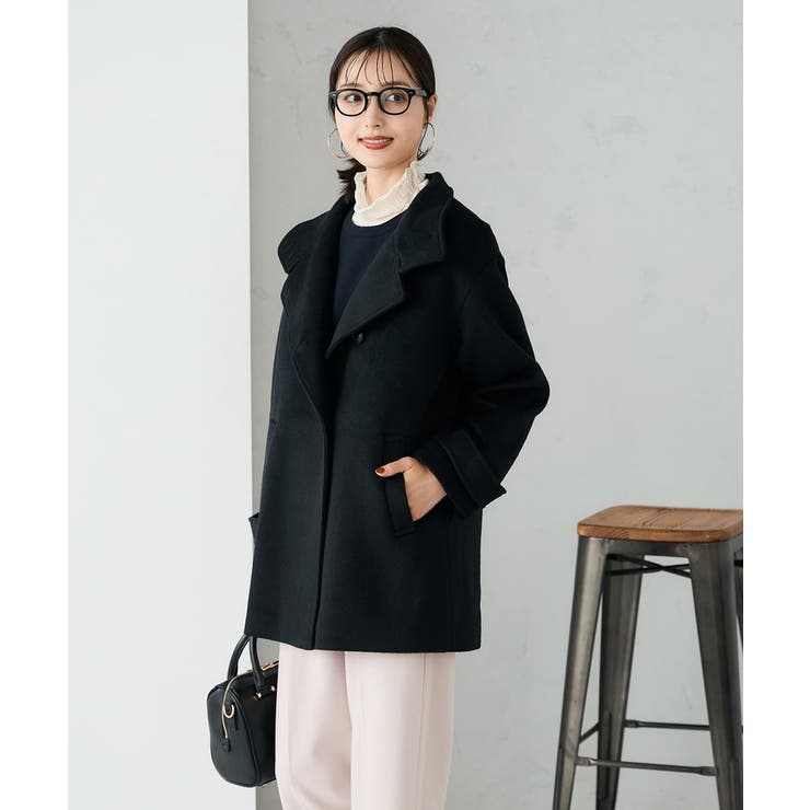 スタンドカラーミディコート | a.v.v【WOMEN】 | 詳細画像37 