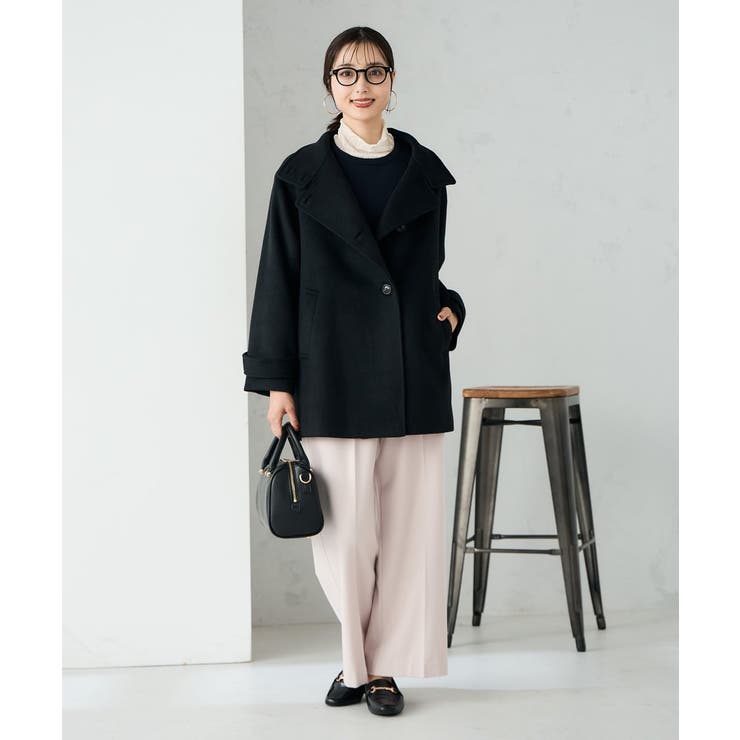 スタンドカラーミディコート | a.v.v【WOMEN】 | 詳細画像38 