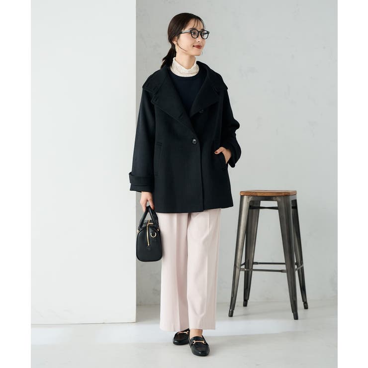 スタンドカラーミディコート | a.v.v【WOMEN】 | 詳細画像39 