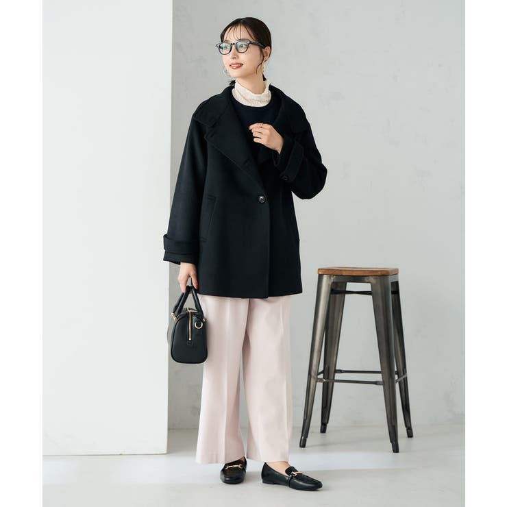 スタンドカラーミディコート | a.v.v【WOMEN】 | 詳細画像41 