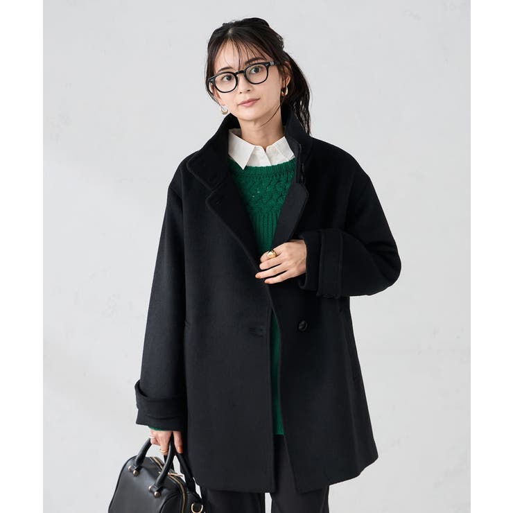 スタンドカラーミディコート | a.v.v【WOMEN】 | 詳細画像42 