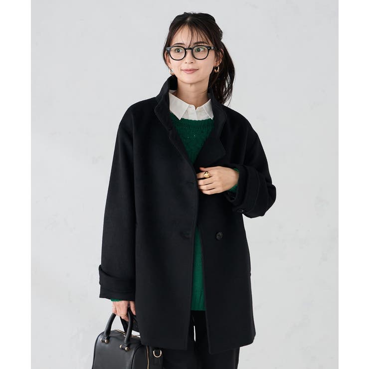 スタンドカラーミディコート | a.v.v【WOMEN】 | 詳細画像43 