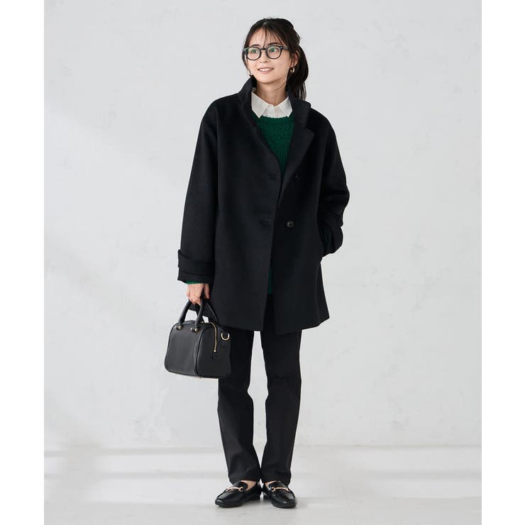 スタンドカラーミディコート | a.v.v【WOMEN】 | 詳細画像45 