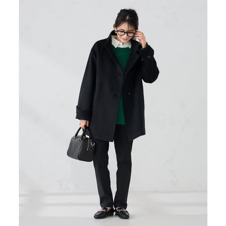 スタンドカラーミディコート | a.v.v【WOMEN】 | 詳細画像46 