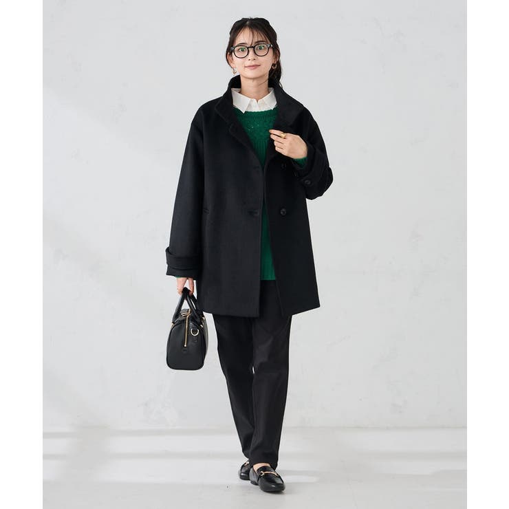 スタンドカラーミディコート | a.v.v【WOMEN】 | 詳細画像47 