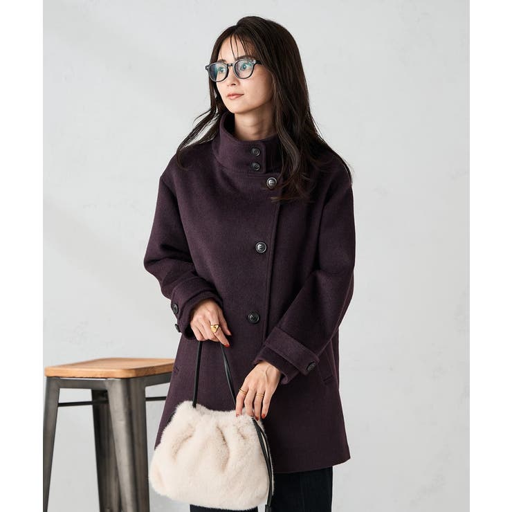 スタンドカラーミディコート | a.v.v【WOMEN】 | 詳細画像5 