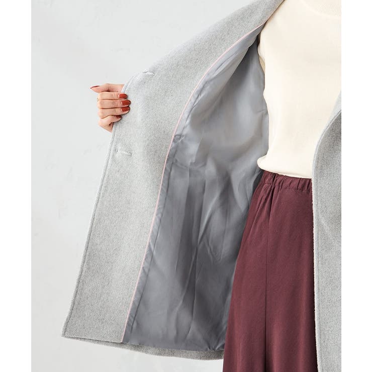 スタンドカラーミディコート | a.v.v【WOMEN】 | 詳細画像57 