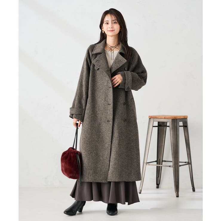 【2WAY】テーラードロングコート | a.v.v【WOMEN】 | 詳細画像12