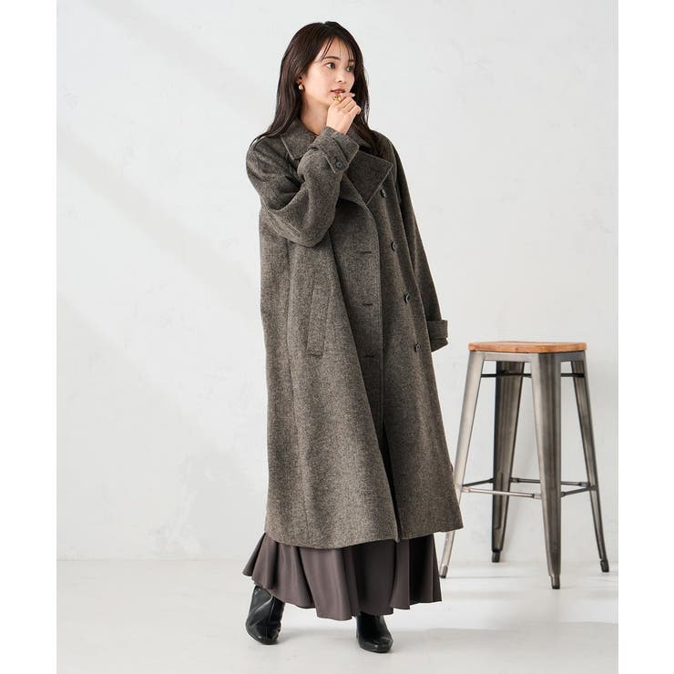 【2WAY】テーラードロングコート | a.v.v【WOMEN】 | 詳細画像13