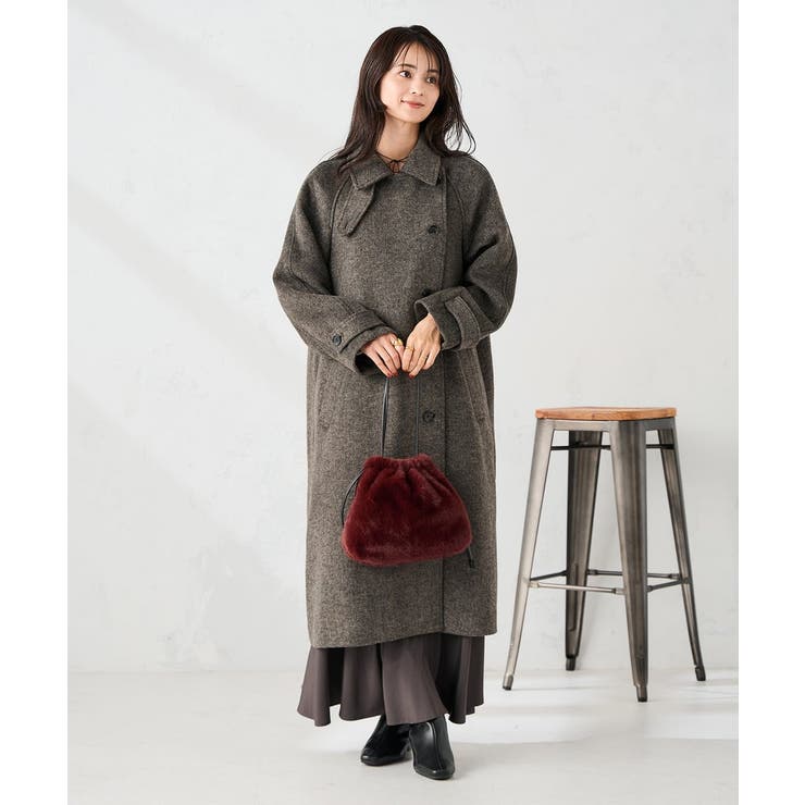 【2WAY】テーラードロングコート | a.v.v【WOMEN】 | 詳細画像18