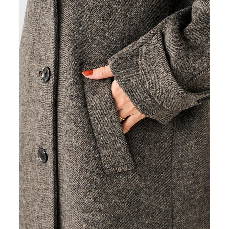 【2WAY】テーラードロングコート | a.v.v【WOMEN】 | 詳細画像2