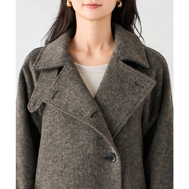 【2WAY】テーラードロングコート | a.v.v【WOMEN】 | 詳細画像32