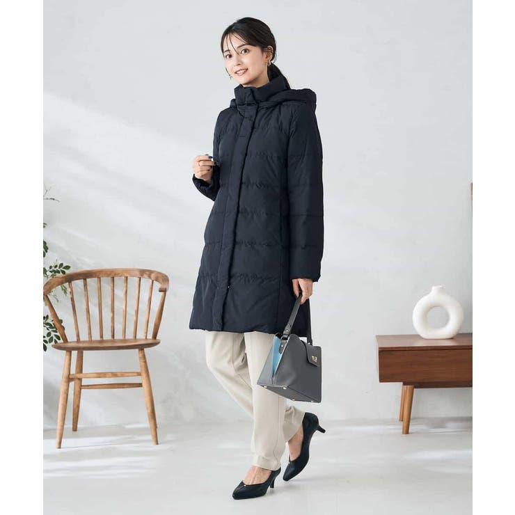 フーデッドロングダウンコート | a.v.v【WOMEN】 | 詳細画像11 