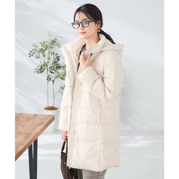 フーデッドロングダウンコート | a.v.v【WOMEN】 | 詳細画像16 