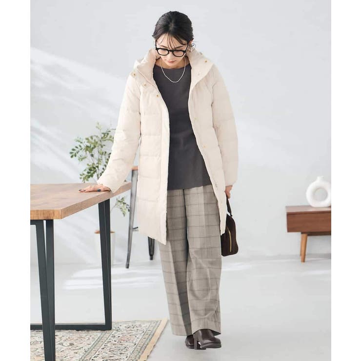 フーデッドロングダウンコート | a.v.v【WOMEN】 | 詳細画像19 