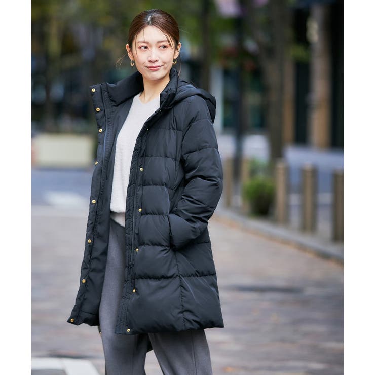 フーデッドロングダウンコート | a.v.v【WOMEN】 | 詳細画像2 