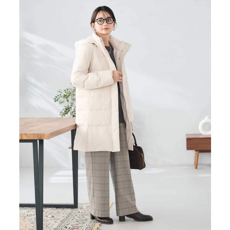 フーデッドロングダウンコート | a.v.v【WOMEN】 | 詳細画像20 