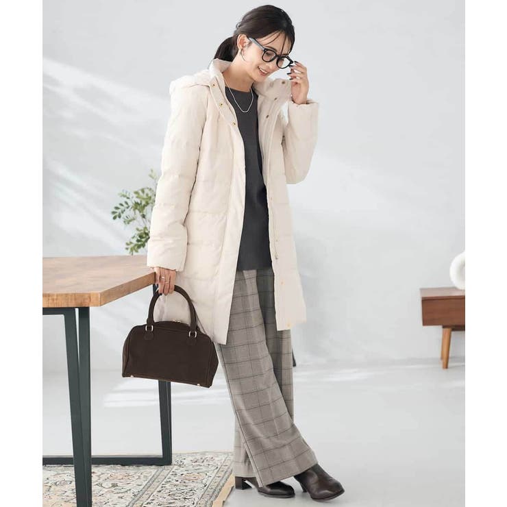 フーデッドロングダウンコート | a.v.v【WOMEN】 | 詳細画像21 