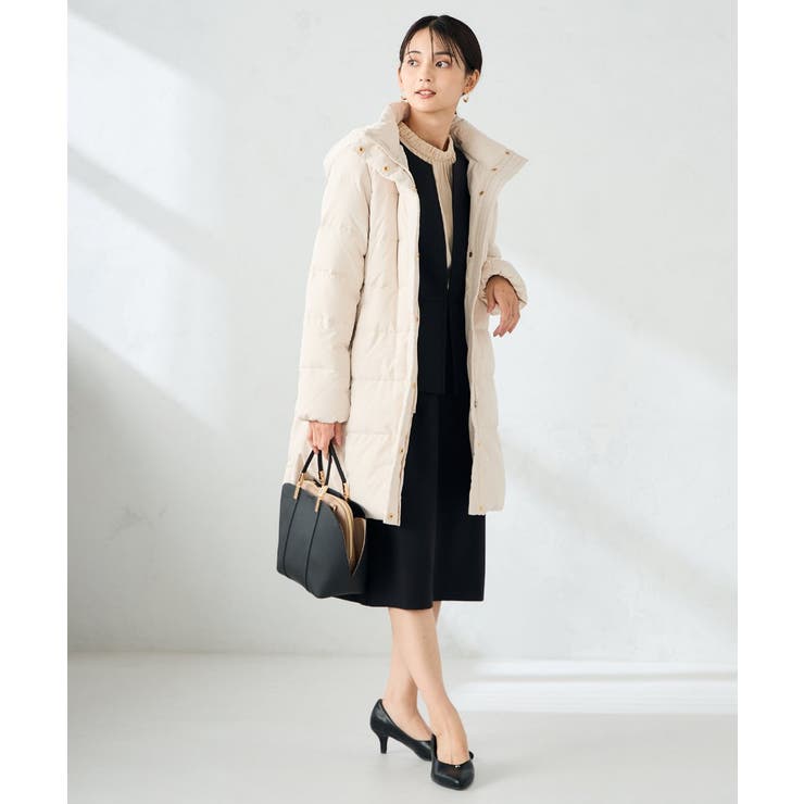 フーデッドロングダウンコート | a.v.v【WOMEN】 | 詳細画像22 