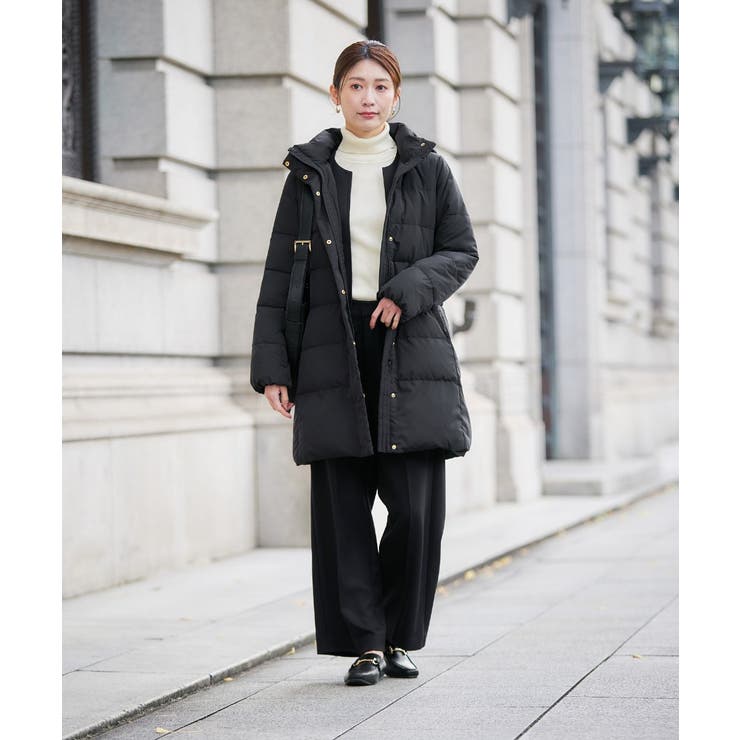 フーデッドロングダウンコート | a.v.v【WOMEN】 | 詳細画像27 