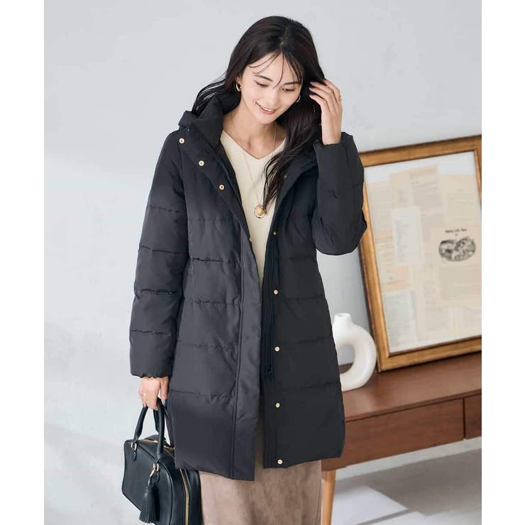 フーデッドロングダウンコート | a.v.v【WOMEN】 | 詳細画像29 