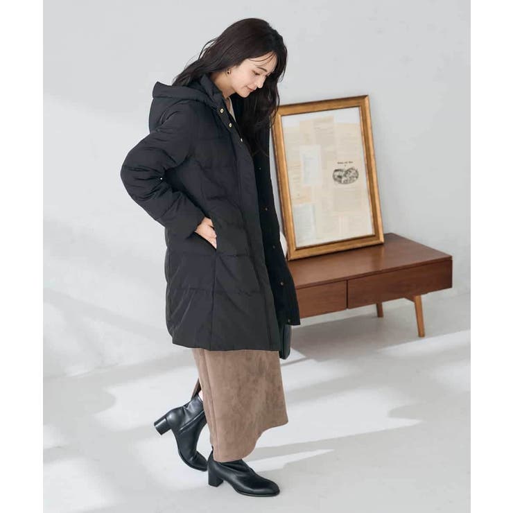 フーデッドロングダウンコート | a.v.v【WOMEN】 | 詳細画像33 