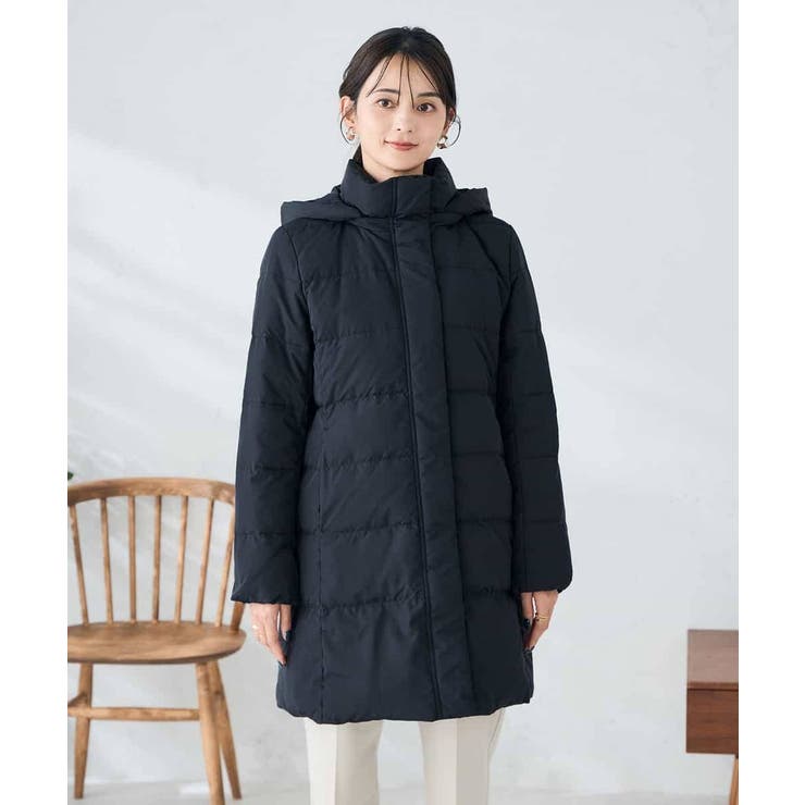 フーデッドロングダウンコート | a.v.v【WOMEN】 | 詳細画像36 