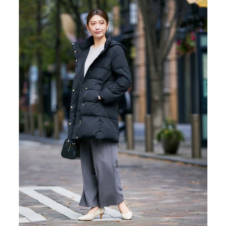 フーデッドロングダウンコート | a.v.v【WOMEN】 | 詳細画像6 