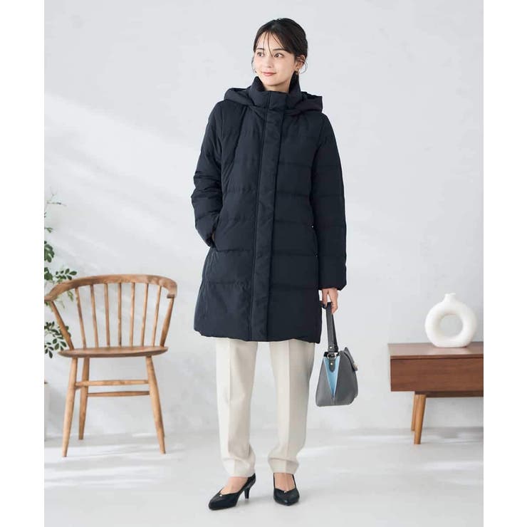 フーデッドロングダウンコート | a.v.v【WOMEN】 | 詳細画像9 