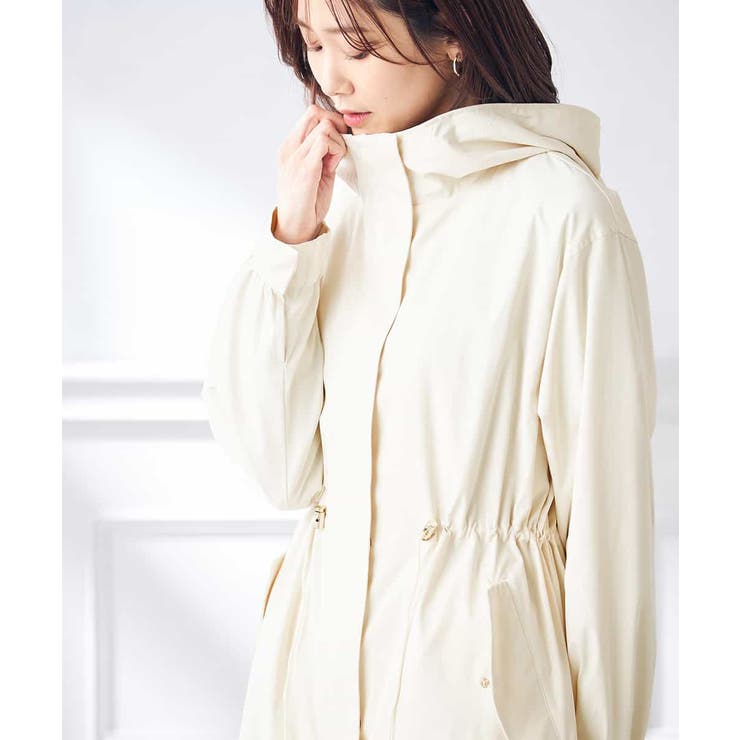 ドロストフーディーロングコート | a.v.v【WOMEN】 | 詳細画像11 