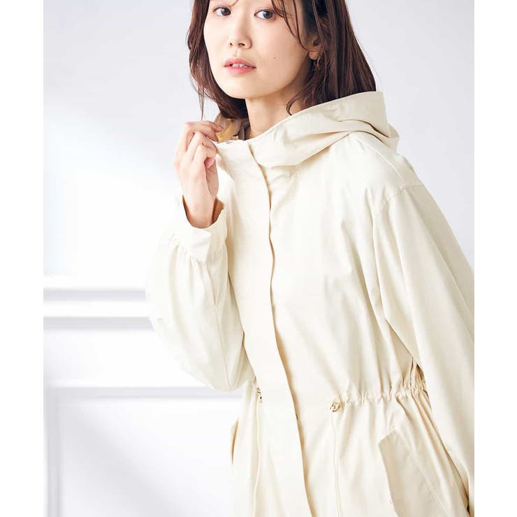 ドロストフーディーロングコート | a.v.v【WOMEN】 | 詳細画像12 