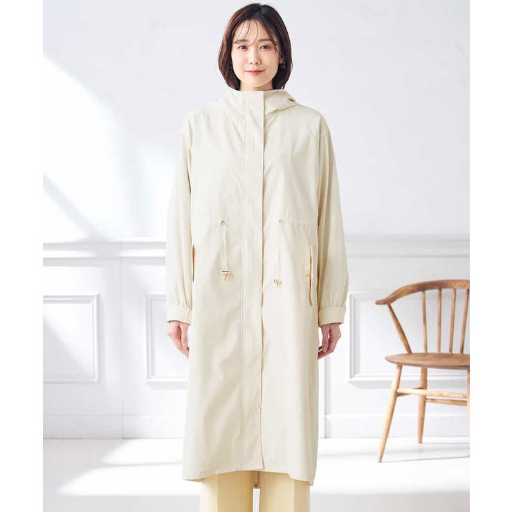 ドロストフーディーロングコート | a.v.v【WOMEN】 | 詳細画像13 