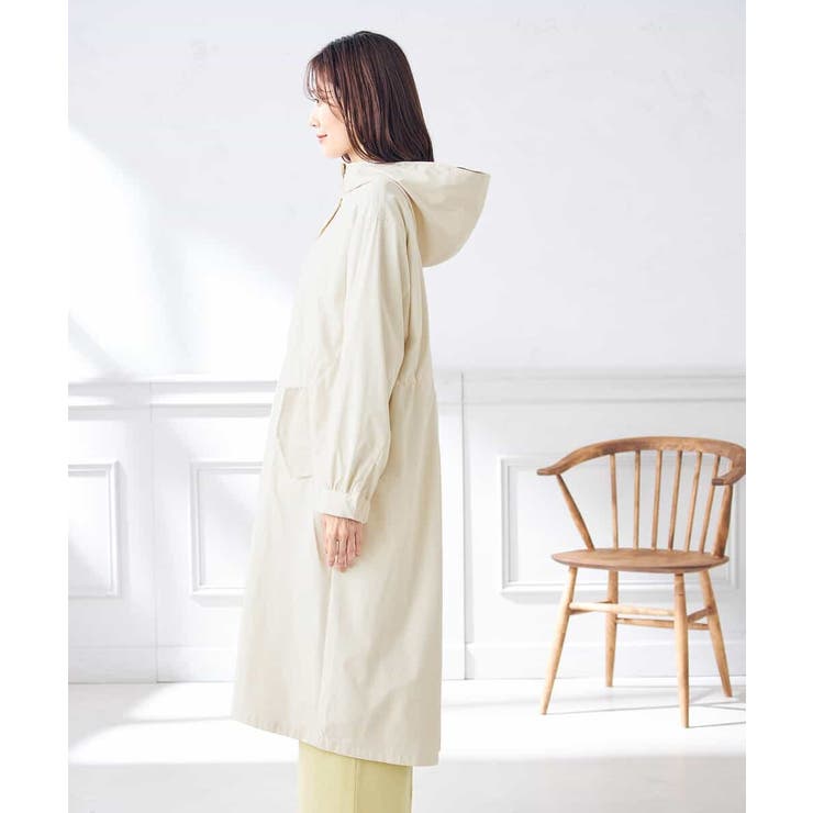 ドロストフーディーロングコート | a.v.v【WOMEN】 | 詳細画像14 