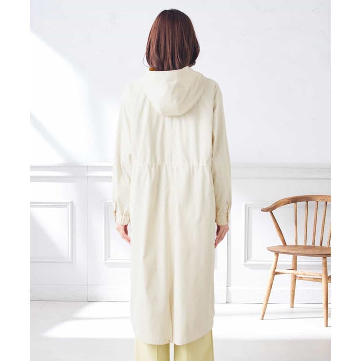 ドロストフーディーロングコート | a.v.v【WOMEN】 | 詳細画像15 